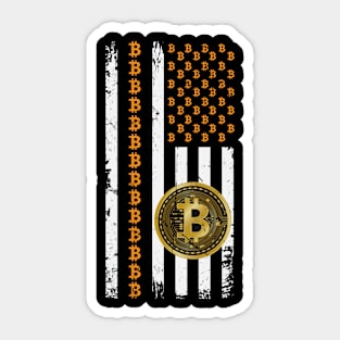 Bitcoin Flag Sticker